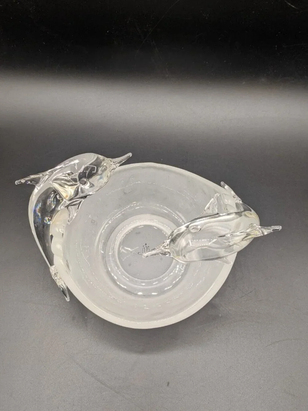 PartyLite glass dolphins